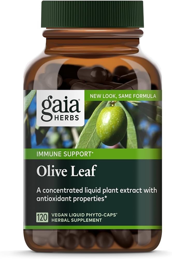 Gaia Herbs Olive Leaf 60 Vegan Phyto-Caps 